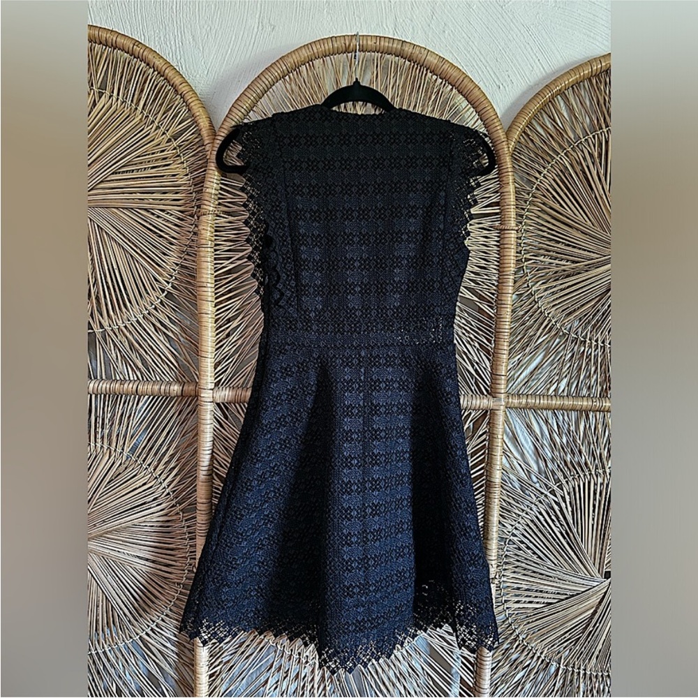 Sandro Lindsey Black Crochet Dress - Picture 2 of 5